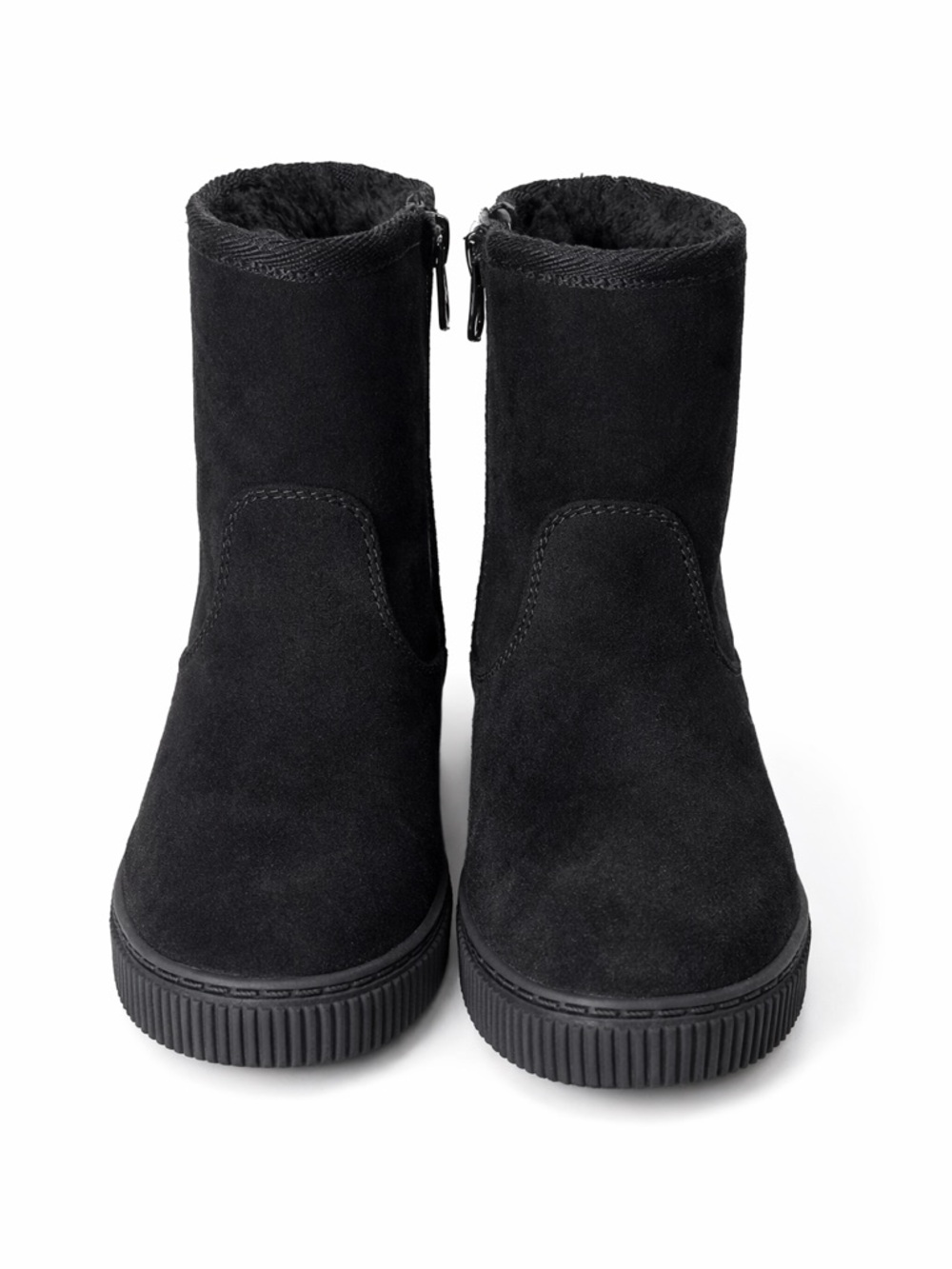 Cat & Jack Toddler Girls Black Boots Size 8 – Side Zip Everyday Shoes